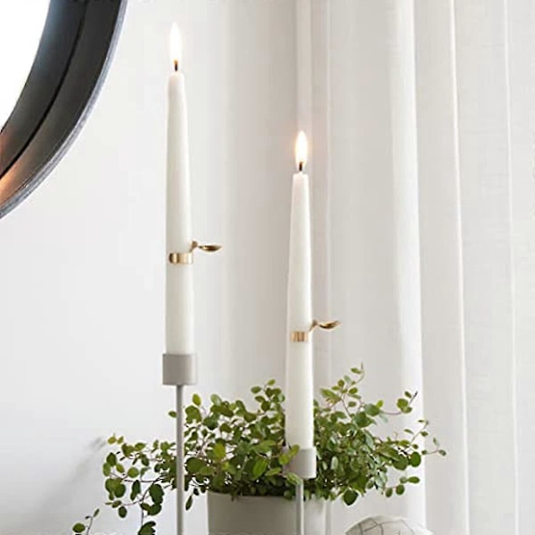 Ljusstake Släckare Set - 4/8 st, Automatisk Ljussläckare för Säker Lågsubsläckning, Ljustillbehör för Ljusälskare 4 st