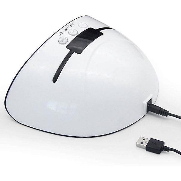 LED UV Neglelamper for Gel Neglelakk Negletørker Herdelampe med 3 Timere Auto Sensor LED Digitalt Display USB Plugg Lett å Bære