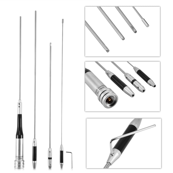 High Gain 144 430MHz UHF Universal Car Mobile Radio Short Whip Antenn SG7900