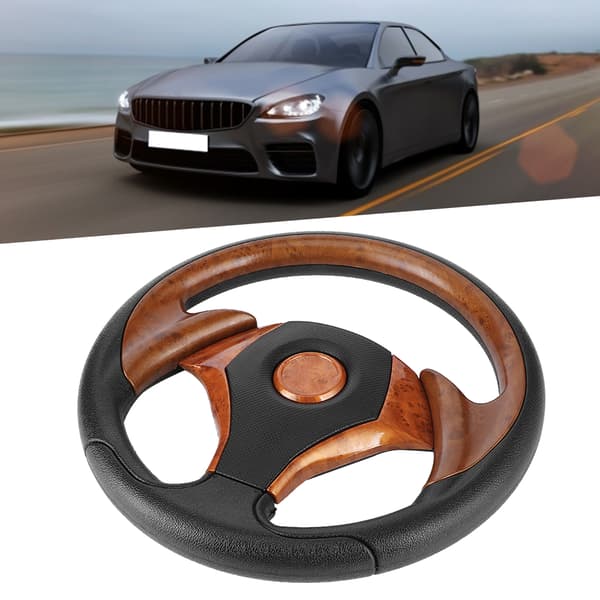 320mm Universal Ratt 6 Bult Typ Imitativ Racing Bil Automobil Modifierad Brun