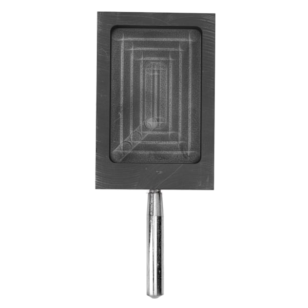 Grafittstøpeform Metallstøpeform digel med håndtak for smelting av raffinering Gull Sølv Kobber 4,13 X 2,76 X 0,39 tommer