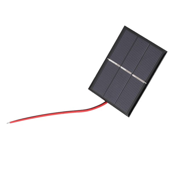 2 stk 0,65W 1,5V Mini Bærbart Solcellepanel DIY Strømmodul Batterilader