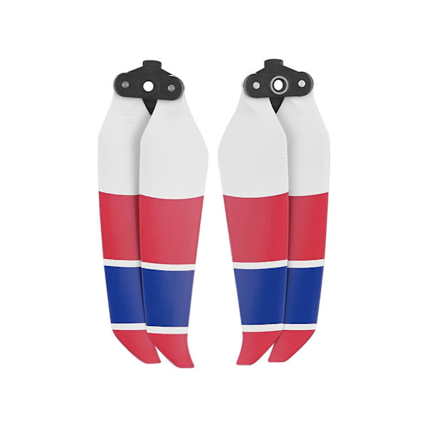 DJI Air 2S Röd Blå Vit Lågbrus Mini Bärbar Drone Propeller - 1 Par