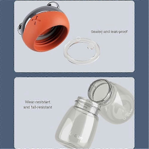 150ml Mini Tritan Plast Vattenkopp Portabel Kartong Björn Anti Fall Värmebeständig Vattenflaska För Flickor
