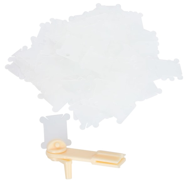 Broderigarn-organiseringssett Krysssting Manuell viklemaskin Verktøy Plastspol