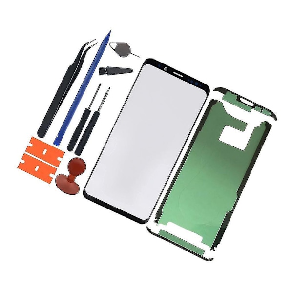 kompatibel S9/s9 Plus Front Ydre Glas Skærm Linse Udskiftning - D S9