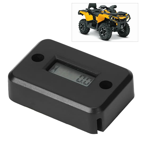 Motorsykkel Turteller Vibrasjonstimerteller Vanntett for ATV Bensinmotor