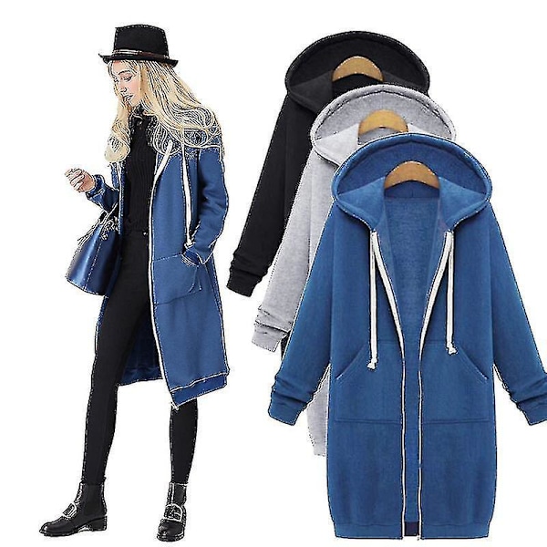 Casual lynlås fleece hættetrøjer til kvinder M grøn