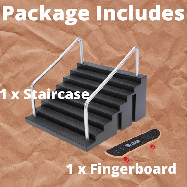 Skatepark Fingerboard med Rampe Dele Track Børn Legetøj Børn Mini Skateboard Legetøj