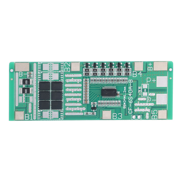 6S 24V20A litiumbatteri-skyddskort BMS-battericellskyddskort med balans