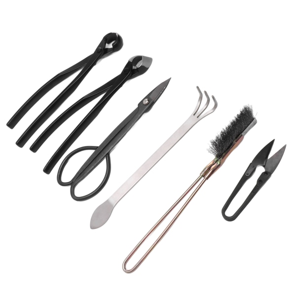 6 st Succulent Växter Verktyg Rostfritt Stål Bonsai Verktyg Set Hållbara Succulent Trädgårdshandverktyg för Hem Trädgård Gård