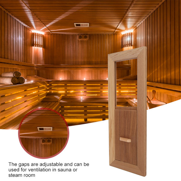 Ångbastu Bastu Rum Luftventilations Panel Luftventil Galler Bastu Tillbehör