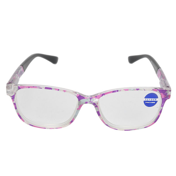 Äldre glasögon med hög definition Blått ljusblockerande fashionabla läsglasögon (+200 )