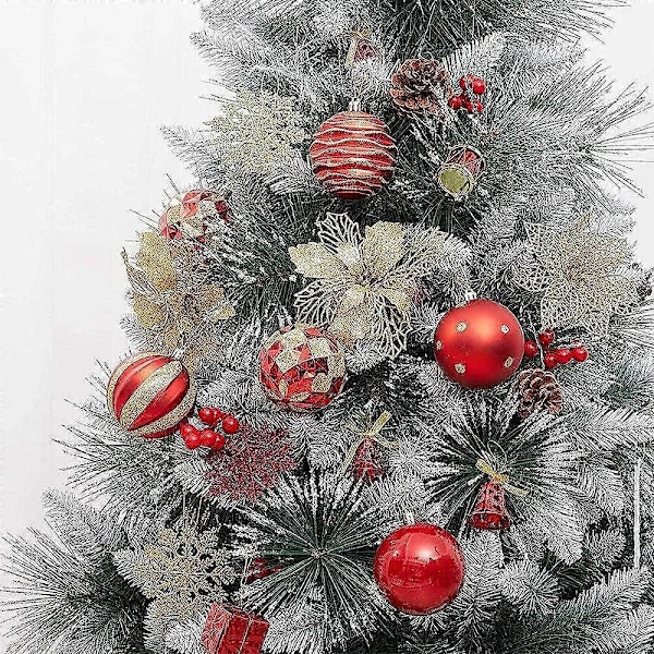 Julgranskula Julkuleset 6Cm12St Plast Julpläteringskula Jul
