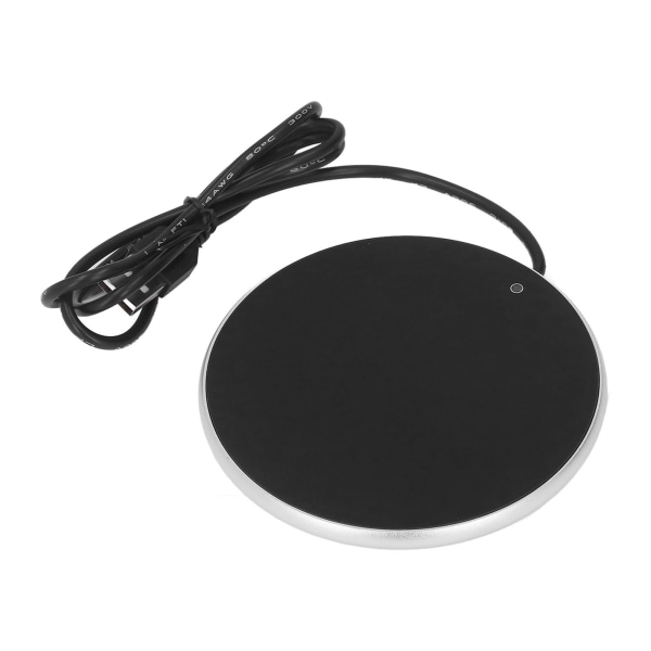 Kaffemugg Värmare 55°C Konstant temperatur Utrymmesbesparande Smart USB Ljusvärmare för hemmakontor Reser Silver