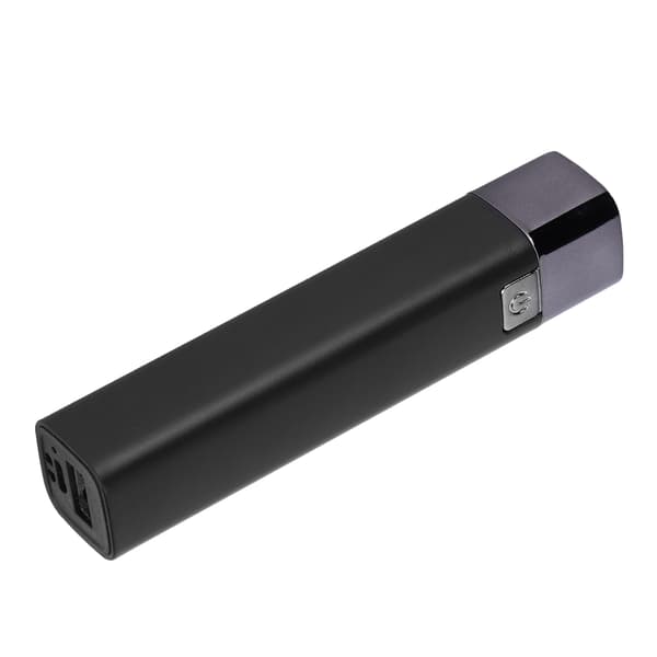 Mini-taskulamppu, tehokas valo, USB-sisääntulo ja -ulostulo, puhelimen lataus, LED-monitoimivalaisin (musta)