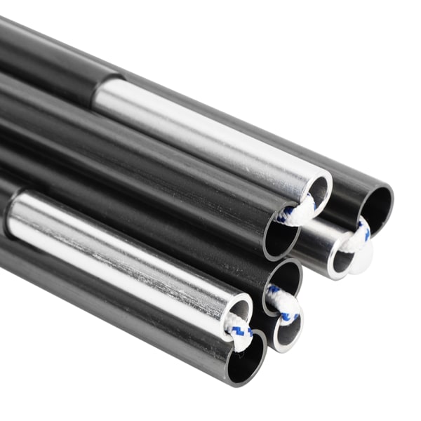 Outdoor Aviation Aluminium Dubbel tältstång Stöd Stöd Tillbehör