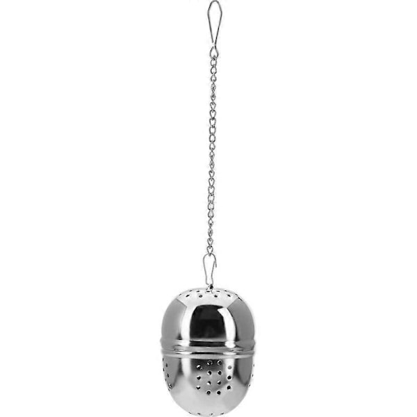 Teæg, Oval, Teatime, Rustfrit stål, 4 cm