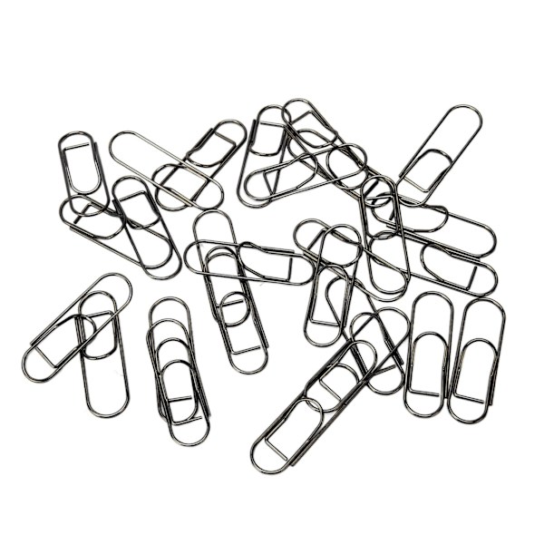66 stk Metal Pen Clips til Student Skridsikring Rustforebyggende Papirclips Pen Holder til Notebooks Office School Sort
