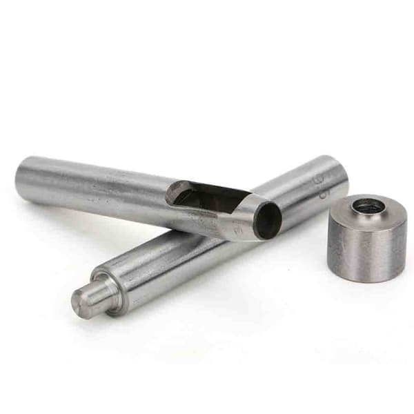 3 stk maljer hullstanse rund hull rustfritt stål stanseverktøysett for klespenner 9,5 mm