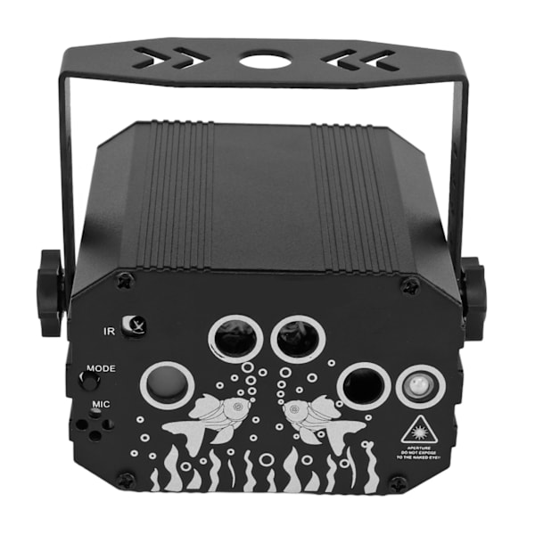 DJ-festlys scene laser 3000mah USB-lading lydaktivert laserlys med fjernkontroll for klubb KTV-dans