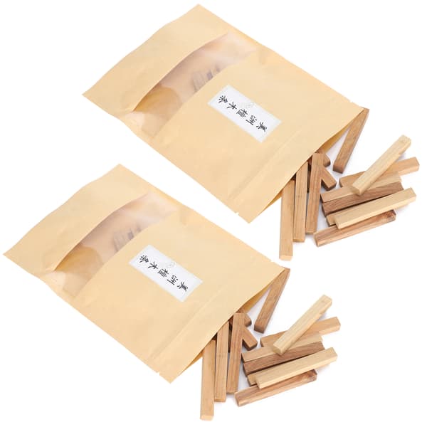 2-pack sandelträpinnar rökelse för yoga, aromaterapi, teceremoni, presenter, rektangel