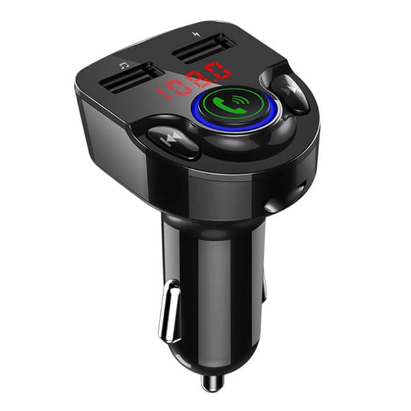 G32 12-24V Bluetooth FM Håndfri Hukommelseskort MP3-afspiller A2DP Biltilbehør Sort