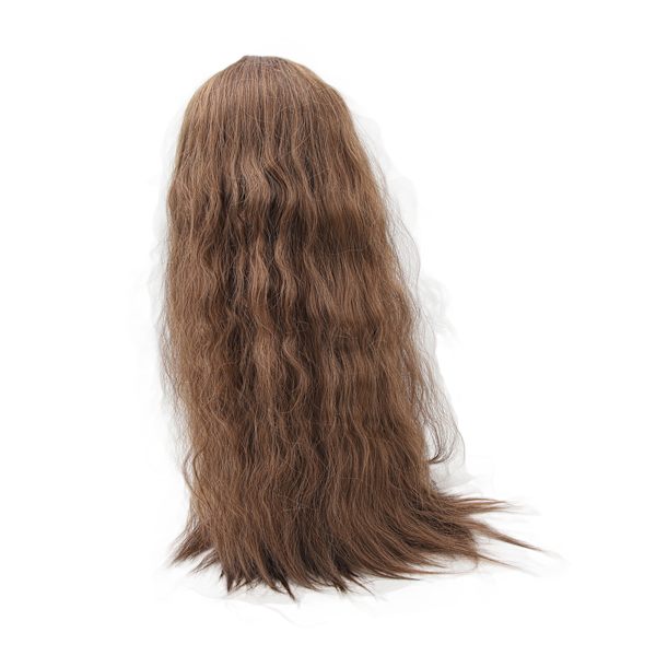 Kvinnor långa lockiga peruker Central Parting Universal Peruk Huvudbonader för Cosplay Daily Life