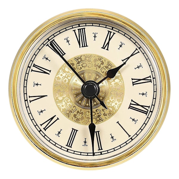 Klassisk Klocka Hantverk Insats Klockrörelse Quartz Diameter 70mm Nummer kompatibel Hem Diy Hantverk Multifunktionell Installationsdel-B