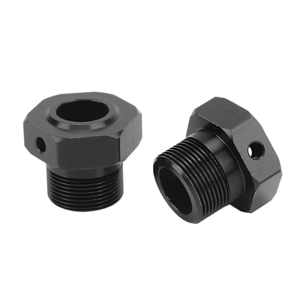 2 kpl RC alumiininen pyörän kuusiokolokeskiö 24mm alumiiniseos vakaa RC 24mm pyörän kuusiokolokeskiö ARRMA 1/5 Outcast Kraton 8s musta