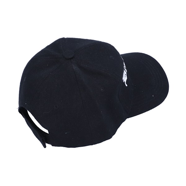 Barn Broderad Kep Justerbar Småbarn Baseballkeps Baby Fritidskeps för Ålder 15(Svart C )