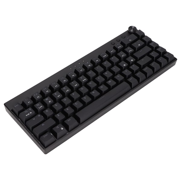 Mekanisk tangentbord 68 tangenter Tre lägen RGB-bakgrundsbelysning 1800mAh batteriSvart mekaniskt spelande tangentbordSvart brytare