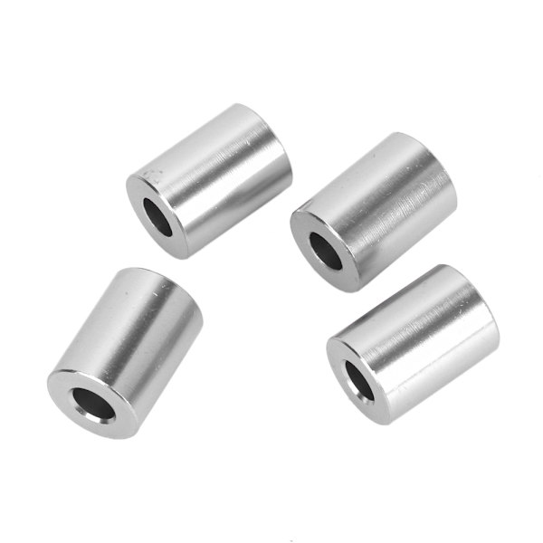 Bil aluminiumslegering motorhjelm ventilationsafstandsstykke passer til 6 mm motor (sølv)