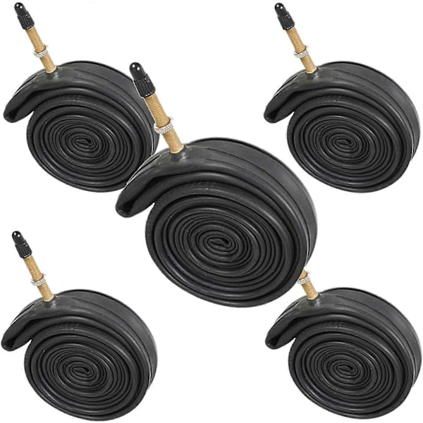 700 x 25-32c Cykelslanger - Presta 60mm Lang Ventil (Sæt med 5)