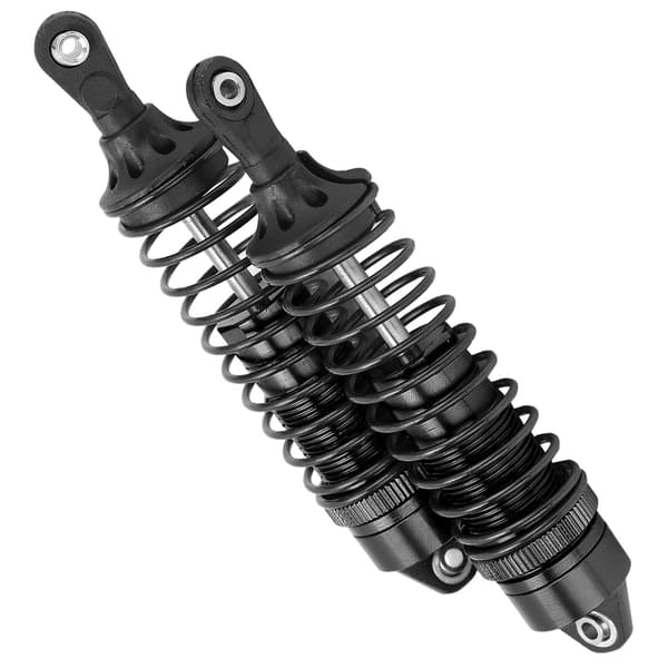 2 stk. 115 mm RC aluminiumslegering støddæmper til TRAXXAS SLASH 2WD 1/10 RC biler sort