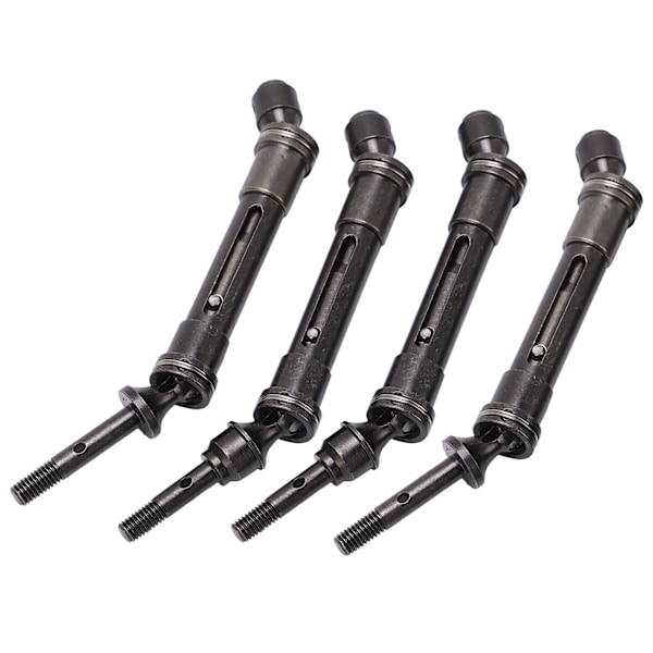 Forreste og bageste drivaksler i aluminiumlegering holdbare CVD-opgraderingsdele til Traxxas 1/10 RC-bilSort