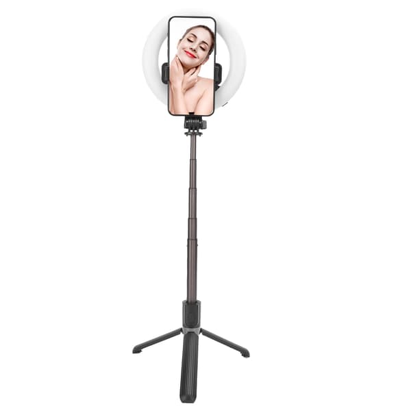 L07 Bluetooth Selfie Stick Bærbar 5-tommer Ring Fill Light Stativ til Live Broadcast Beslag