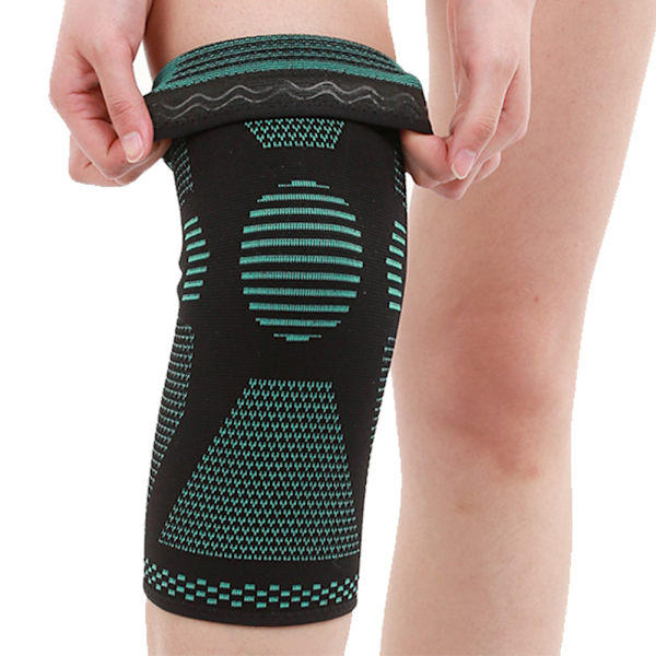 Sports Polvituki Lämmin Compression Elastinen Polvituki Wrap Polvisuoja L