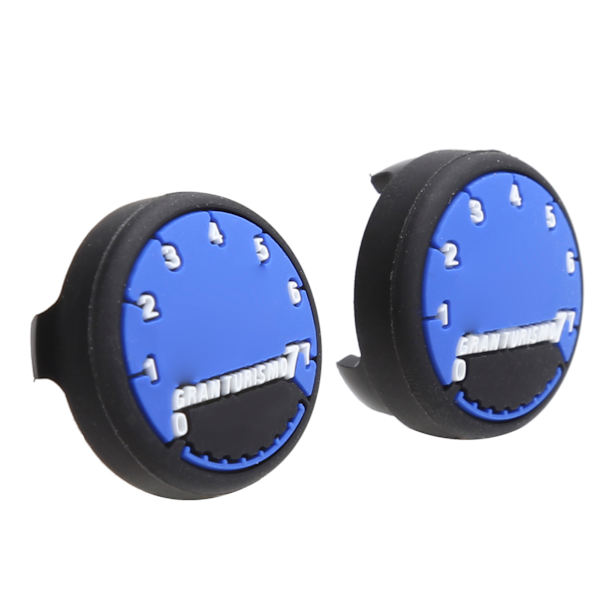 1 par Gamepad Rocker Caps Cover Case passer til PS4/PS5 Game Controller Tilbehør til bil Blå