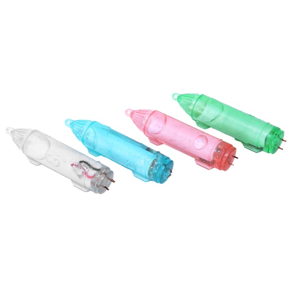 4 stk LED Undervannsfiskelys Nattlampe Lure Attractor Lure Bait Deive Tool