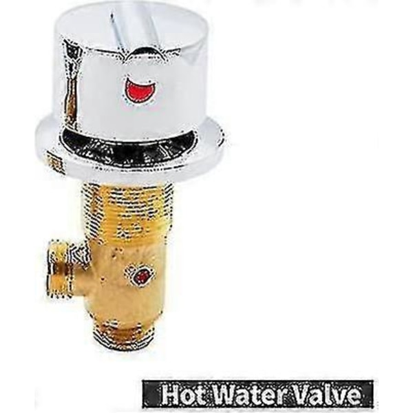 Badekararmatur Badekar Mixer Brusearmaturer Badeværelsesarmatur Varmt Koldt Vand Massiv Messing Mixer Hane Hul Blad Håndtag Mixer Hane Zekai