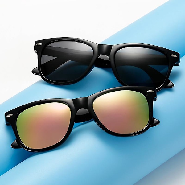 Retro Polarisoivat Aviator-Aurinkolasit Miehille ja Naisille - UV-Suoja Kalastukseen, Vaellukseen, Ajamiseen ja Matkustamiseen