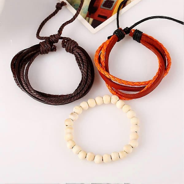 Boho-stil vevde armbånd Elegante, vakre, stilige smykketilbehør for menn og kvinner