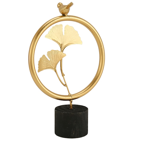 Ginkgo Blad Ornament Nordisk Stil Let Luksus Elegant Metal Blad Ornament til Kontor Stue Dekoration