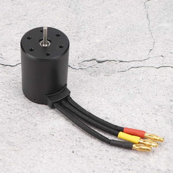 3650 Borstlös motor RC bildel tillbehör passar för HSP 1/8 1/10 RC bil svart5200KV