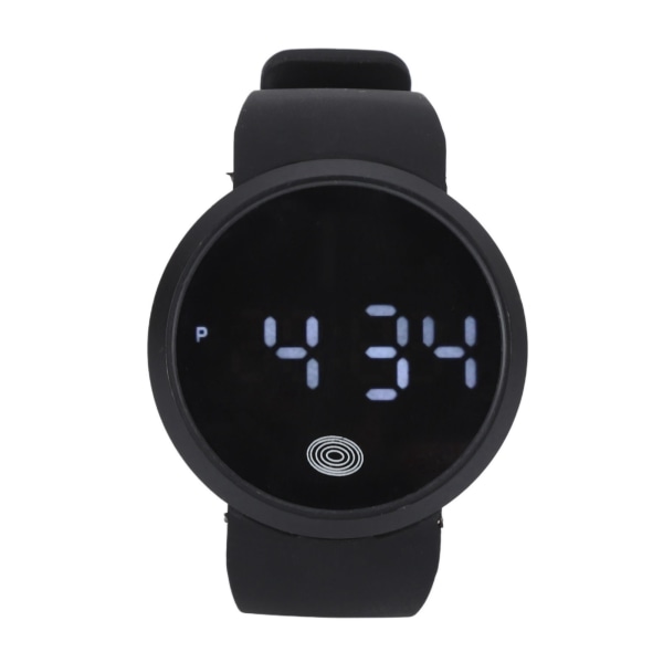 LED- watch Pekskärm Justerbar Vattentät Snygg watch för fritidssport Företagsfester Svart