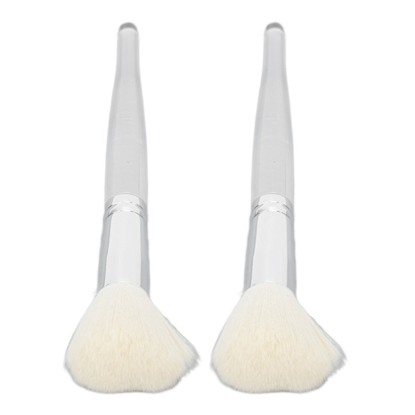 2 stk makeup børste blød elastisk tæt uld stor dækning Præcis påføring pulver børste til makeup pulver blusher