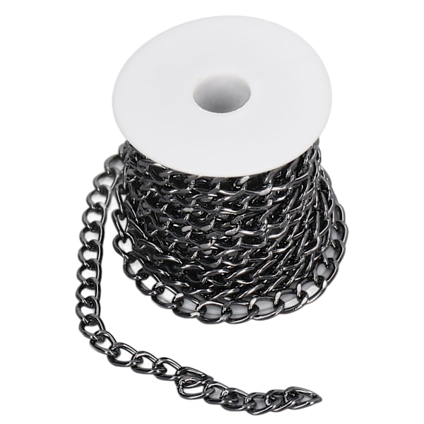 Aluminum Chain 5 Meters Black DIY Making Elegant Style Convenient Storage Curb Chain for Jewelry Making