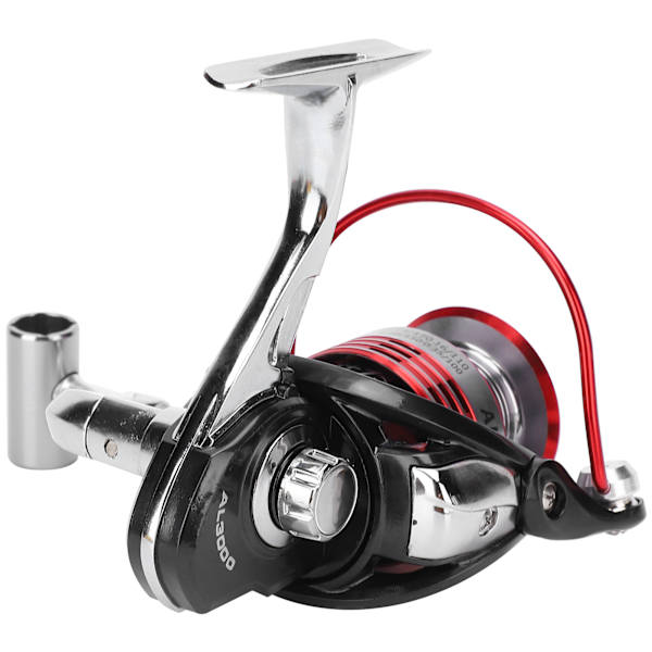 AL Metal Spinning Reel 13+1BB 5.0:1 Gear Ratio Foldable Rocker Arm Fishing Wheel Accessory(AL3000 )