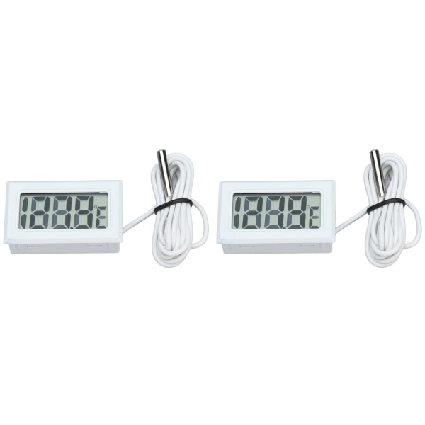 2st elektronisk digital termometer termostat temperaturmätare 2s Uppdatera med ProbeWhite